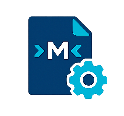 Markdown icon for post formatting and layout tools