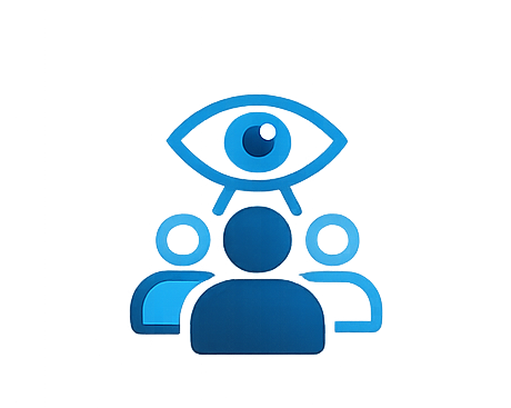 Witness icon for blockchain governance and witness voting